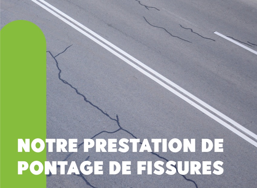 Notre prestation de pontage de fissures